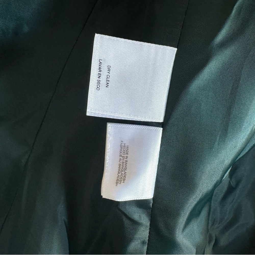 Le Suit | Petite Blazer Emerald Green Size 2P - Picture 6 of 6